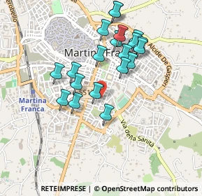 Mappa Via Pietro Gaona, 74015 Martina Franca TA, Italia (0.454)