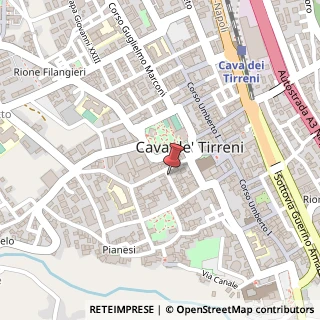 Mappa Via Francesco Alfieri, 30, 84013 Cava de' Tirreni, Salerno (Campania)