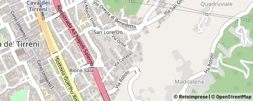 Mappa Cava de’ Tirreni