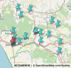 Mappa Via Vigna della Corte, 84020 Oliveto Citra SA, Italia (18.339)