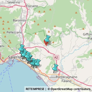 Mappa Via Santa Caterina, 84090 San Mango Piemonte SA, Italia (4.86667)