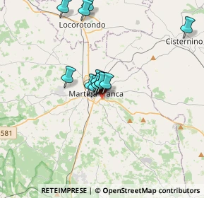 Mappa Via Pietro del Tocco, 74015 Martina Franca TA, Italia (2.90385)
