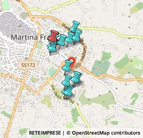 Mappa Via Pietro del Tocco, 74015 Martina Franca TA, Italia (0.381)