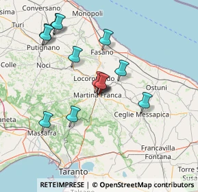 Mappa Via Pietro del Tocco, 74015 Martina Franca TA, Italia (13.90786)