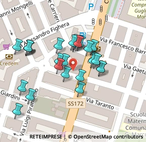 Mappa Via Giosuè Carducci, 74015 Martina Franca TA, Italia (0.02963)