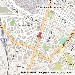 Mappa Via Taranto, 37, 74015 Martina Franca, Taranto (Puglia)