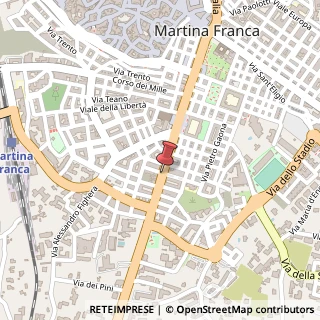Mappa Via Taranto, 37, 74015 Martina Franca, Taranto (Puglia)