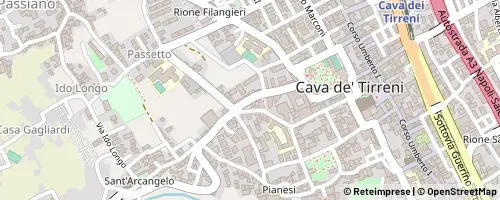 Mappa Cava de’ Tirreni