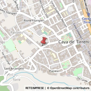 Mappa Via Generale Luigi Parisi, 57, 84013 Cava de' Tirreni, Salerno (Campania)