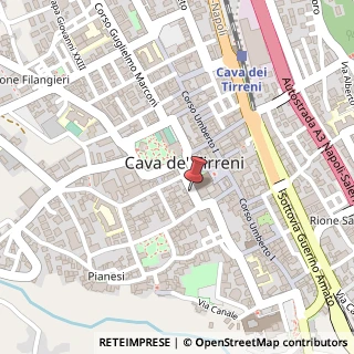 Mappa Piazza Vittorio Emanuele II, 11, 84013 Cava de' Tirreni, Salerno (Campania)