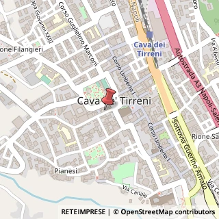 Mappa Via Rosario Senatore,  12, 84013 Cava de' Tirreni, Salerno (Campania)