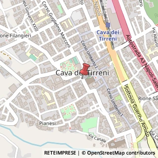 Mappa Piazza Vittorio Emanuele II, 23, 84013 Cava de' Tirreni, Salerno (Campania)