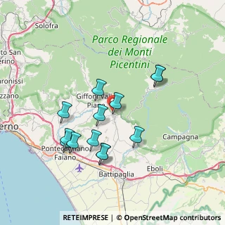 Mappa Via Pompeo d'Aiutolo, 84096 Montecorvino Rovella SA, Italia (7.29462)
