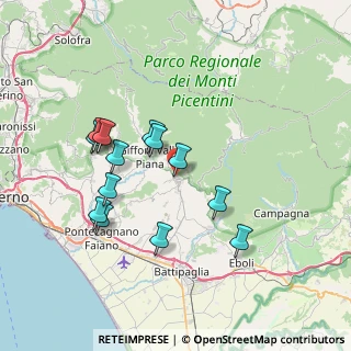 Mappa Via Pompeo d'Aiutolo, 84096 Montecorvino Rovella SA, Italia (7.37692)
