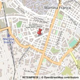 Mappa Via Alessandro Fighera, 27, 74015 Martina Franca, Taranto (Puglia)