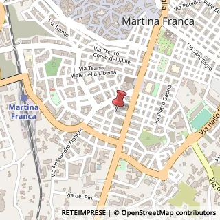 Mappa Via Luigi Pirandello, 7, 74015 Martina Franca, Taranto (Puglia)
