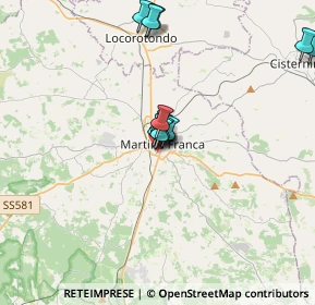 Mappa Via Luigi Pirandello, 74015 Martina Franca TA, Italia (3.01462)