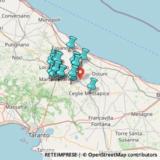 Mappa Contrada Pascarosa, 72017 Ostuni BR, Italia (10.49)