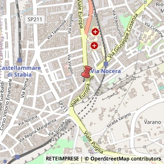 Mappa Via Giuseppe Cosenza, 113, 80053 Castellammare di Stabia, Napoli (Campania)