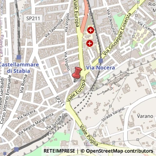 Mappa Via Virgilio, 3, 80053 Castellammare di Stabia, Napoli (Campania)