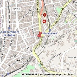 Mappa Via Giuseppe Cosenza, 80, 80053 Castellammare di Stabia, Napoli (Campania)