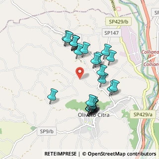 Mappa Via dei Turni, 84020 Oliveto Citra SA, Italia (0.90714)