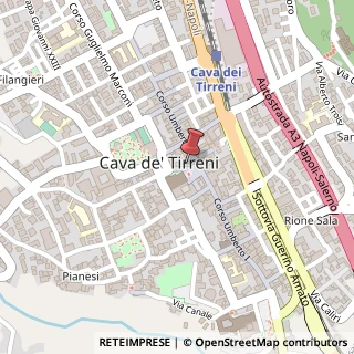 Mappa Piazza Vittorio Emanuele III, 22, 84013 Cava de' Tirreni, Salerno (Campania)
