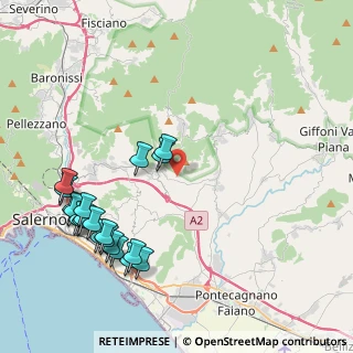 Mappa Via Roscigno, 84090 San Mango Piemonte SA, Italia (5.2935)