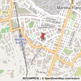 Mappa Via A. Rosmini, 35, 74015 Martina Franca, Taranto (Puglia)