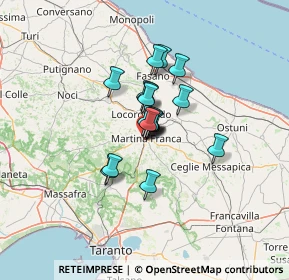 Mappa Via dei Fiori, 74015 Martina Franca TA, Italia (8.14)