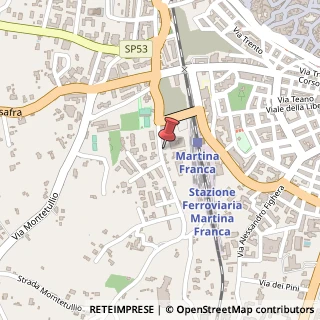 Mappa Via Giuseppe Guglielmi, 74015 Martina Franca TA, Italia, 74015 Martina Franca, Taranto (Puglia)