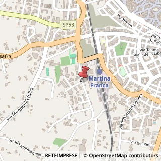Mappa Via Duccio Galimberti, 7, 74015 Martina Franca, Taranto (Puglia)