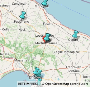 Mappa Via Guglielmi, 74015 Martina Franca TA, Italia (32.01)