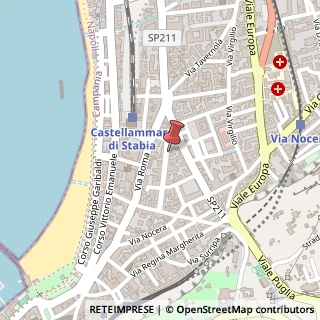Mappa Via Plinio Il Vecchio, 62, 80053 Castellammare di Stabia, Napoli (Campania)