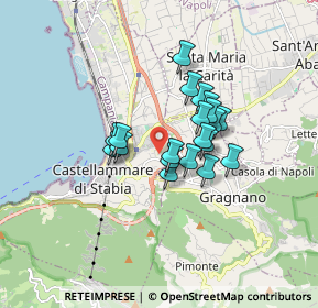 Mappa Passeggiata, 80053 Castellammare di Stabia NA, Italia (1.2585)