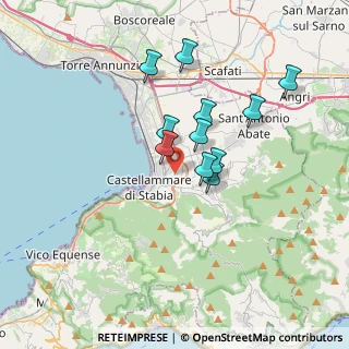 Mappa 80054 Castellammare di Stabia NA, Italia (3.07273)