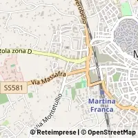 Mapa Martina Franca