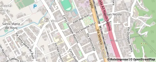 Mappa Cava de' Tirreni