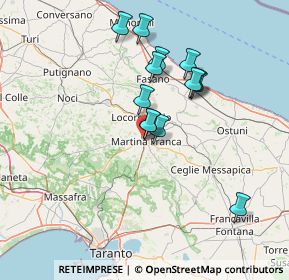 Mappa Via Arco Raguso, 74015 Martina Franca TA, Italia (12.98231)