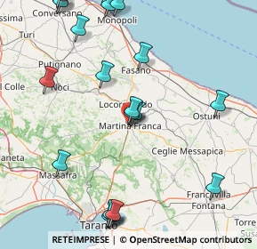 Mappa Via Cappelletti, 74015 Martina Franca TA, Italia (22.5545)