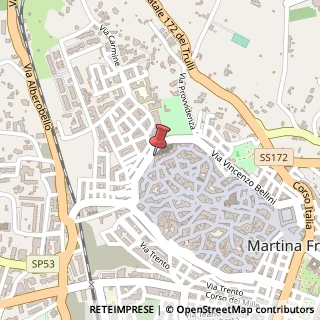 Mappa Via Gaetano Donizetti, 58, 74015 Martina Franca, Taranto (Puglia)
