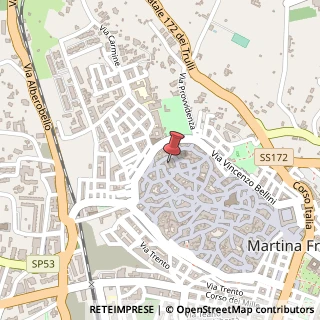 Mappa Via Arco Raguso, 22, 74015 Martina Franca, Taranto (Puglia)
