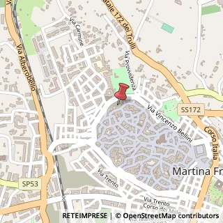 Mappa Via Cappelletti, 3, 74015 Martina Franca, Taranto (Puglia)