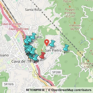 Mappa Via Vincenzo Falcone, 84013 Cava de' Tirreni SA, Italia (0.97)