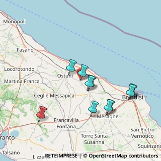 Mappa Via Cesare Battisti, 72012 Carovigno BR, Italia (15.91727)
