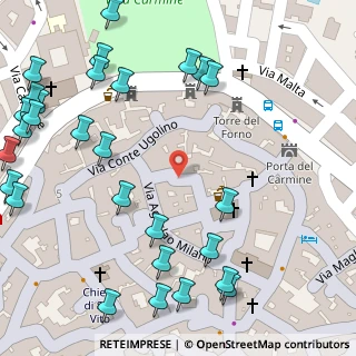 Mappa Via Ghibellini, 74015 Martina Franca TA, Italia (0.1)
