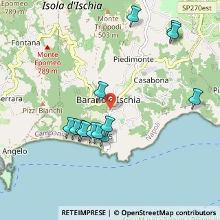 Mappa SP Barano Testaccio, 80070 Barano d'Ischia NA, Italia (1.12615)