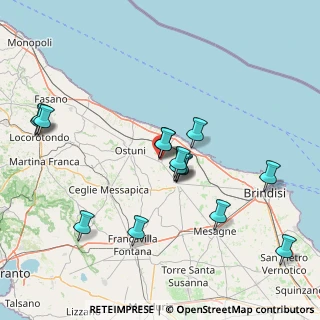 Mappa Via E. Toti, 72012 Carovigno BR, Italia (16.76733)