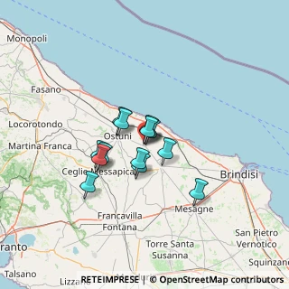 Mappa Via E. Toti, 72012 Carovigno BR, Italia (9.55385)