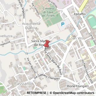 Mappa Via Santa Maria del Rovo, 53, 84013 Cava de' Tirreni, Salerno (Campania)